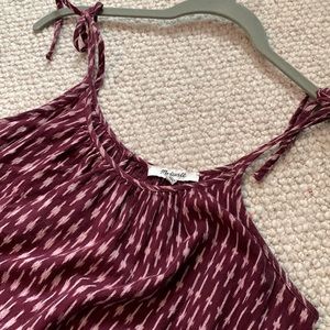 Madewell maroon dress with pockets M